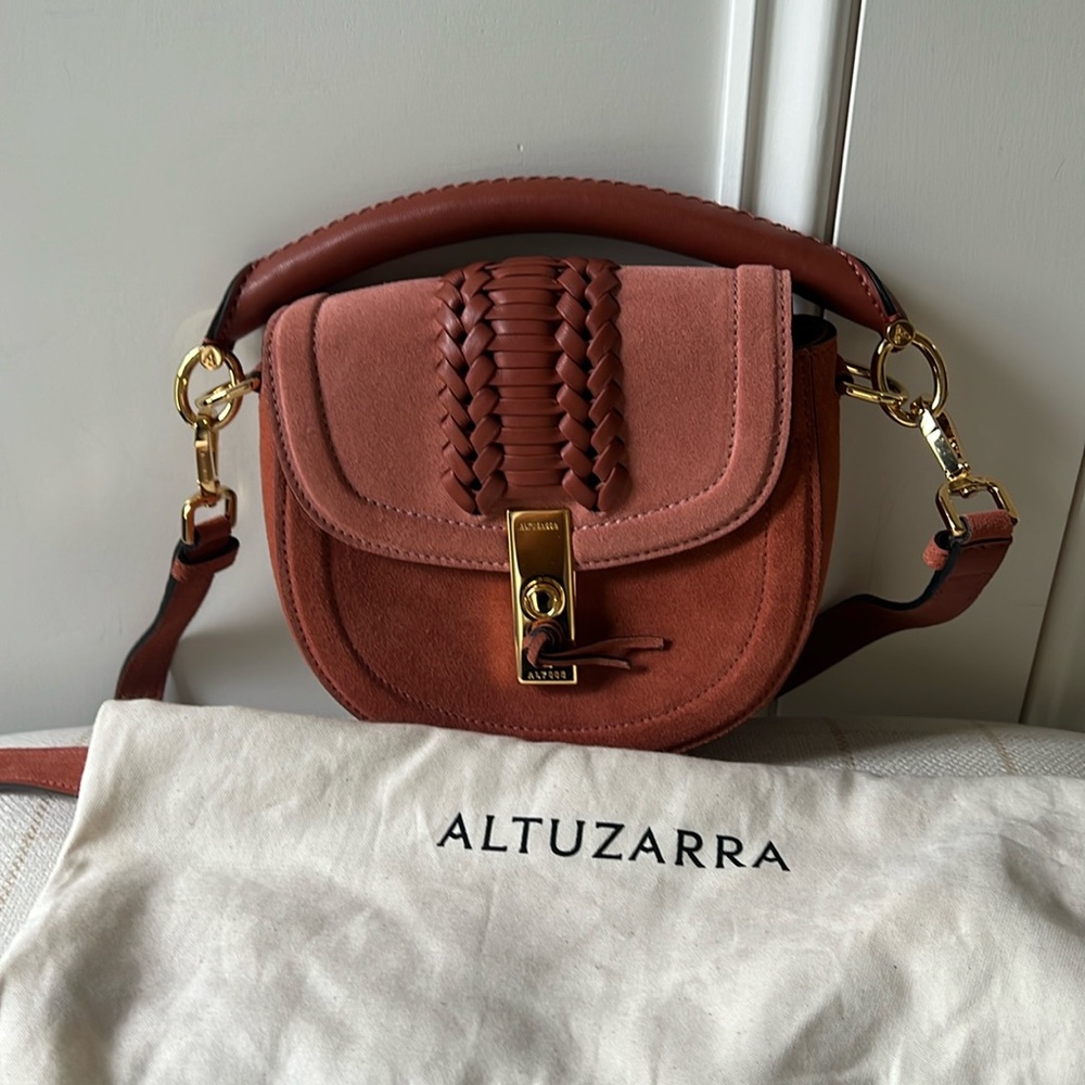 Altuzarra suede crossbody bag